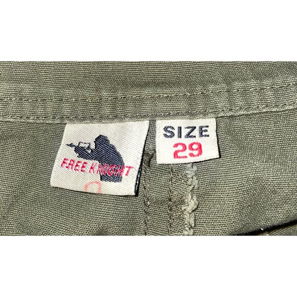 Free Knight Japan Green Cargo Tactical Army Military Pants Size 29 - Picture 9 of 9